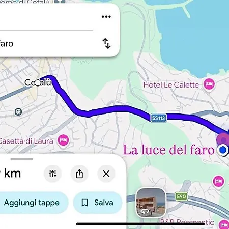 Apartmán La Luce Del Faro Con Vista Mare